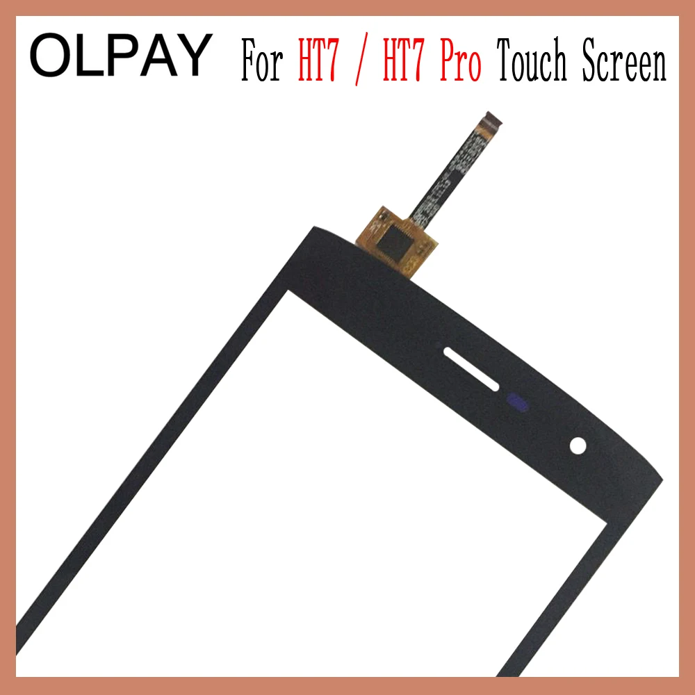 OLPYA 5,5 ''Переднее стекло телефона для HOMTOM HT7/HT7 Pro сенсорный экран стекло дигитайзер панель объектив сенсор инструменты клей+ салфетки