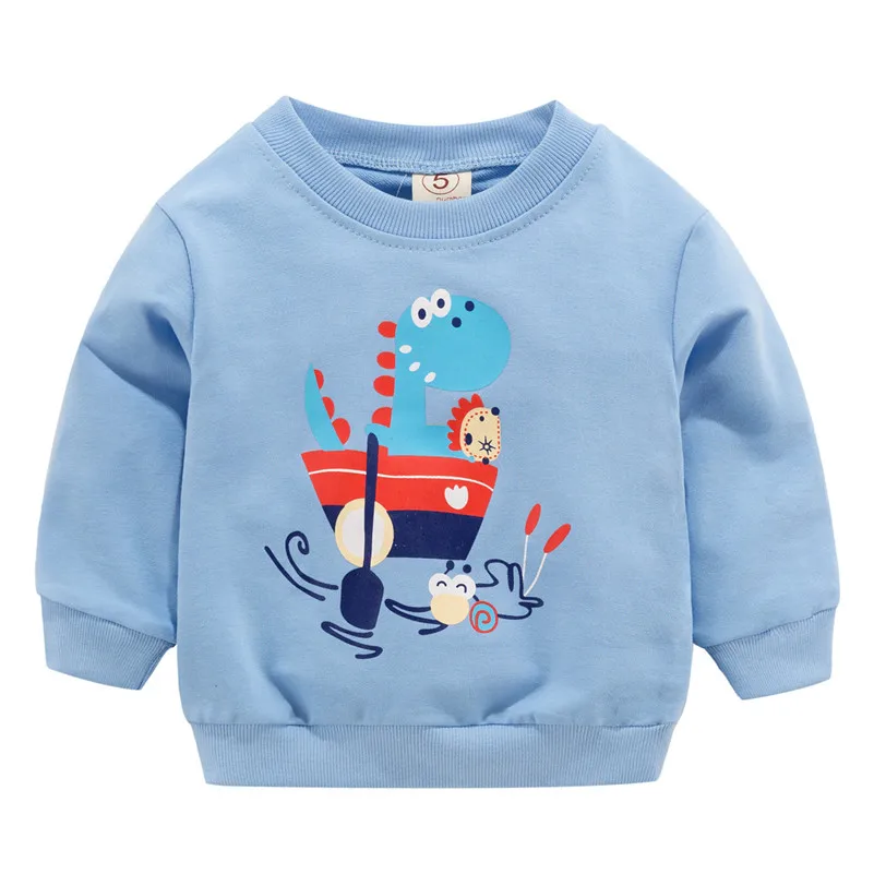 

Toddler Kid Baby Girl Boy Clothes Long Sleeve Cartoon Printed T-shirt Tops pour enfants modis Children's boy clothes D4