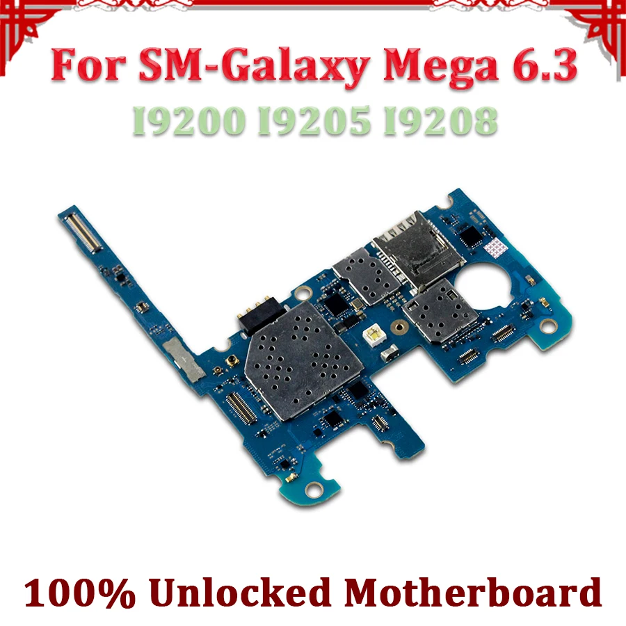 TDHHX полная рабочая разблокированная материнская плата для samsung Galaxy Mega 6,3 I9200 I9205 I9208 с системой Android
