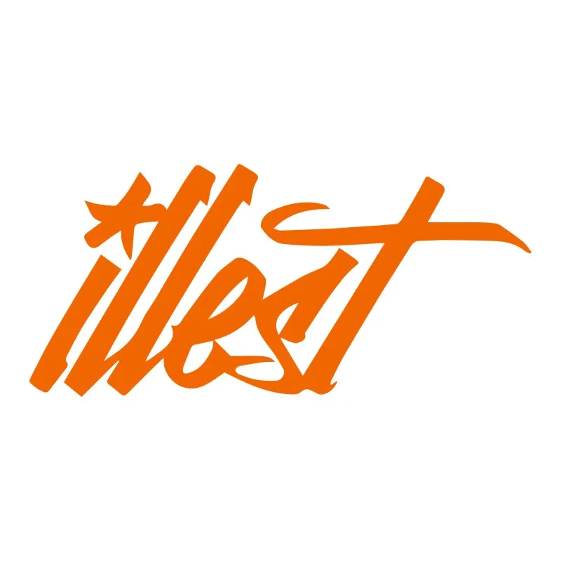 Orange Наклейка для автомобиля s 3D наклейка ILLEST Drift гоночный автомобиль мотоциклы украшение Светоотражающая наклейка для стайлинга автомобиля 20,5 см* 9,5 см стикер на заказ - Название цвета: Orange