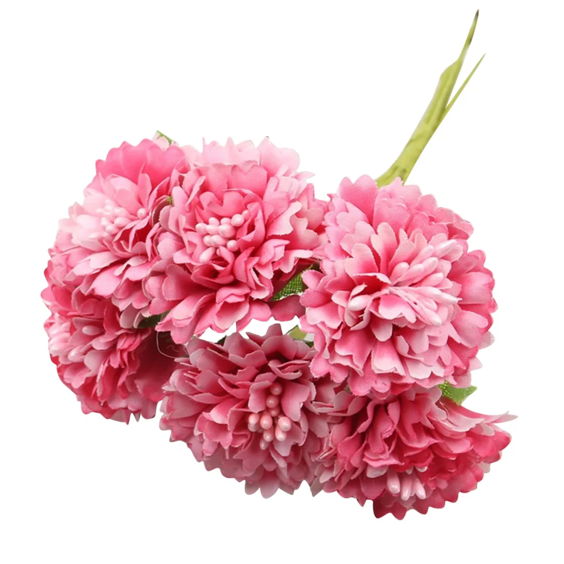 pink Свадебные украшения 6 шт/пучок 3,5 см мини маргаритки цветов календулы букет из искусственных цветов украшения дома аксессуары - Цвет: pink