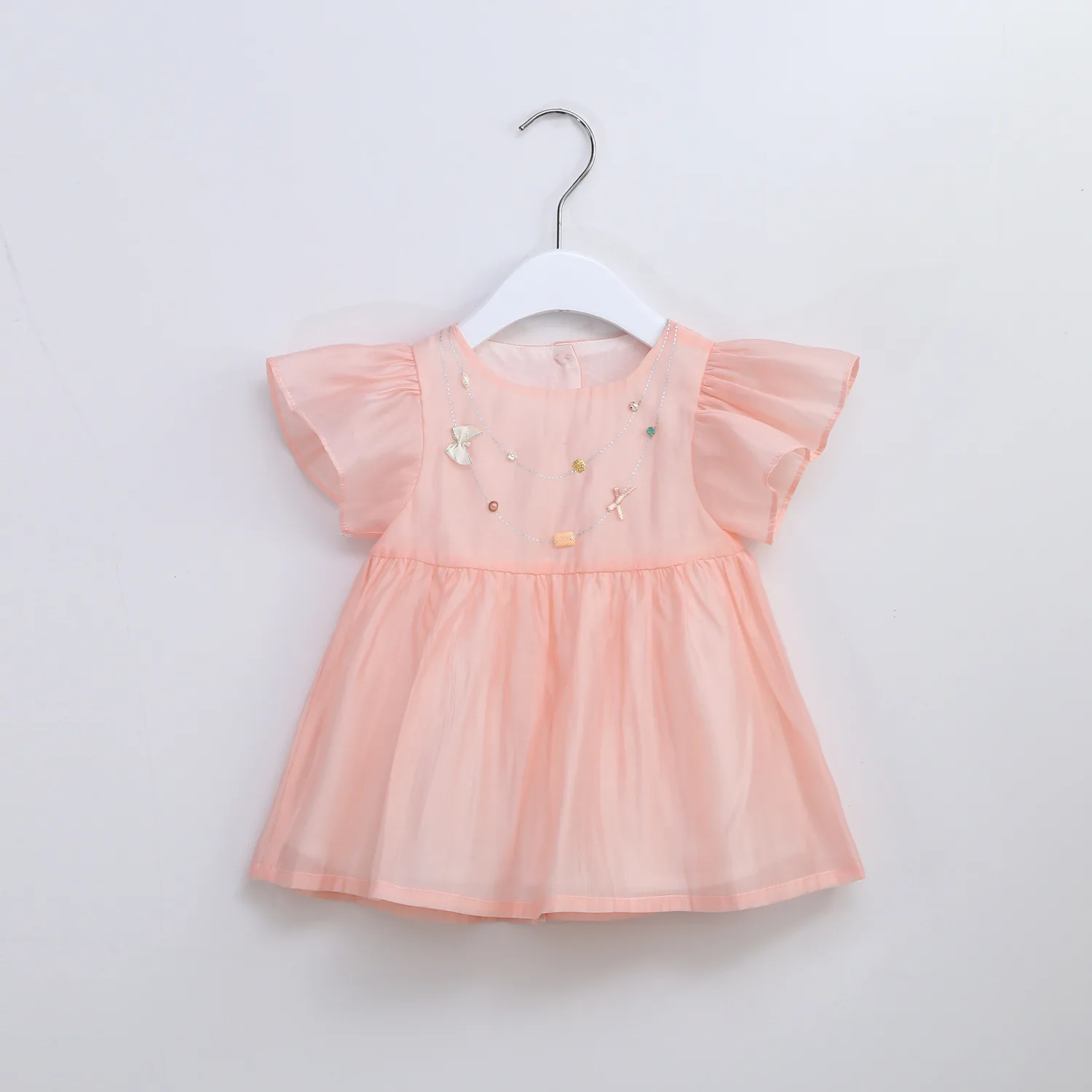 Новинка 2017 года Брендовое летнее платье для маленьких девочек милые платья