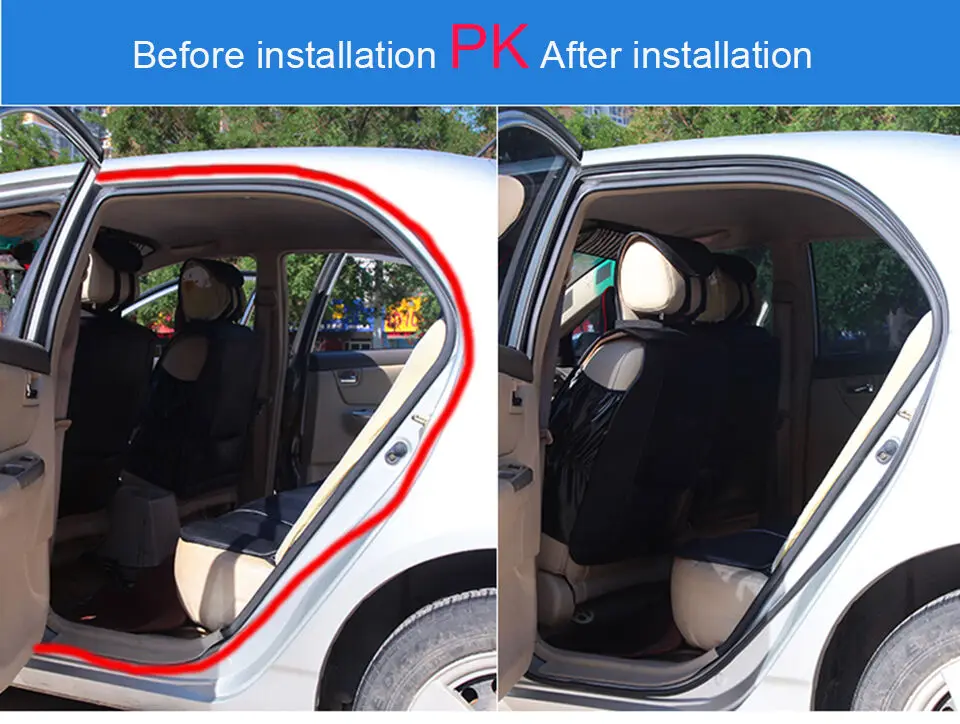 Самоклеящаяся Автомобильная резиновая уплотнительная лента 5 м для крышки