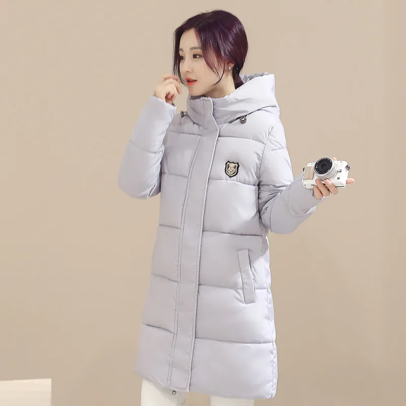 

2019 Winter Coat Women's Casual Warm Long Sleeve Ladies Feminina Jacket Women Parkas Cotton Female autumn Winter Parka Jacket