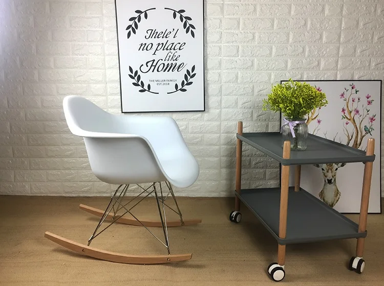 100x упаковка пластиковое кресло качалка с металлической рамой/рокер деревянными