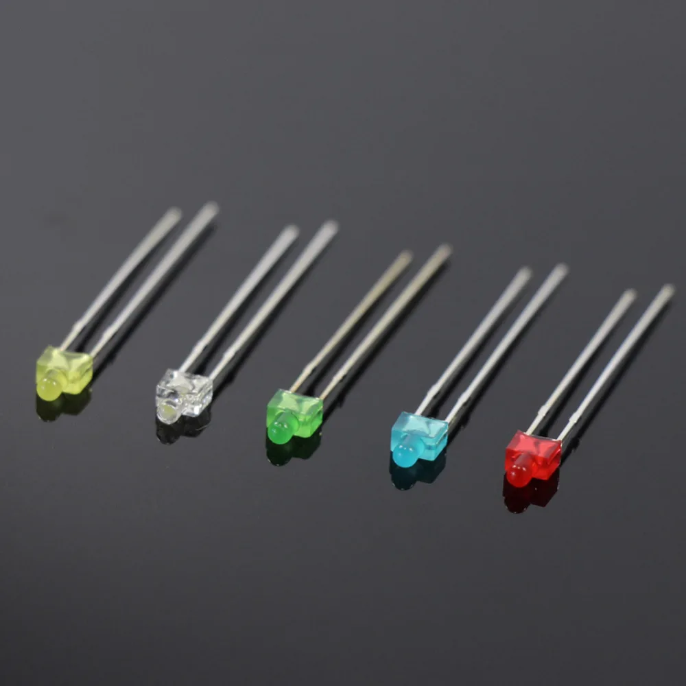 Светодисветодиодный 19D 50 шт рассеянсветодиодный ОД 1 8 мм Miniatronics разные цвета