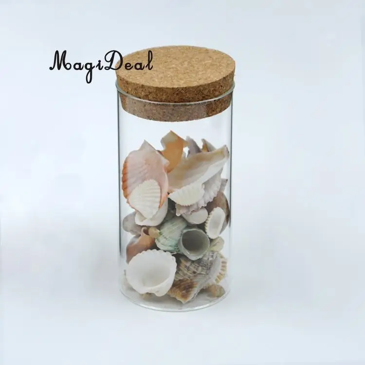 MagiDeal Мини Сердце Форма Стекло пользу для хранения бутылка для банок контейнеров с стеклянная бутылка с пробкой подарки