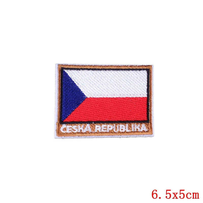 Флуоресцентный желтый Prajna, национальные флаги, Kazakhstan, железные нашивки, Португалия, Куба, наклейки, вышитые нашивки для одежды, сделай сам, аппликация на куртке - Цвет: Флуоресцентный желтый