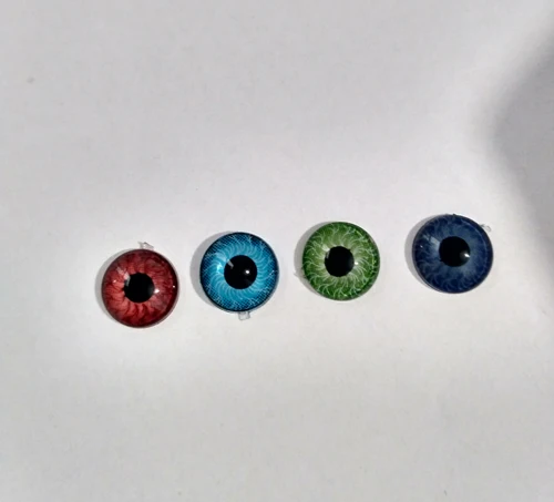 9mm mixed color 40 шт./лот 8 мм/9 мм Плоская Круглая Пластиковая Игрушка Глаза животных аксессуары для куклы «сделай сам»-цвет на выбор - Цвет: 9mm mixed color