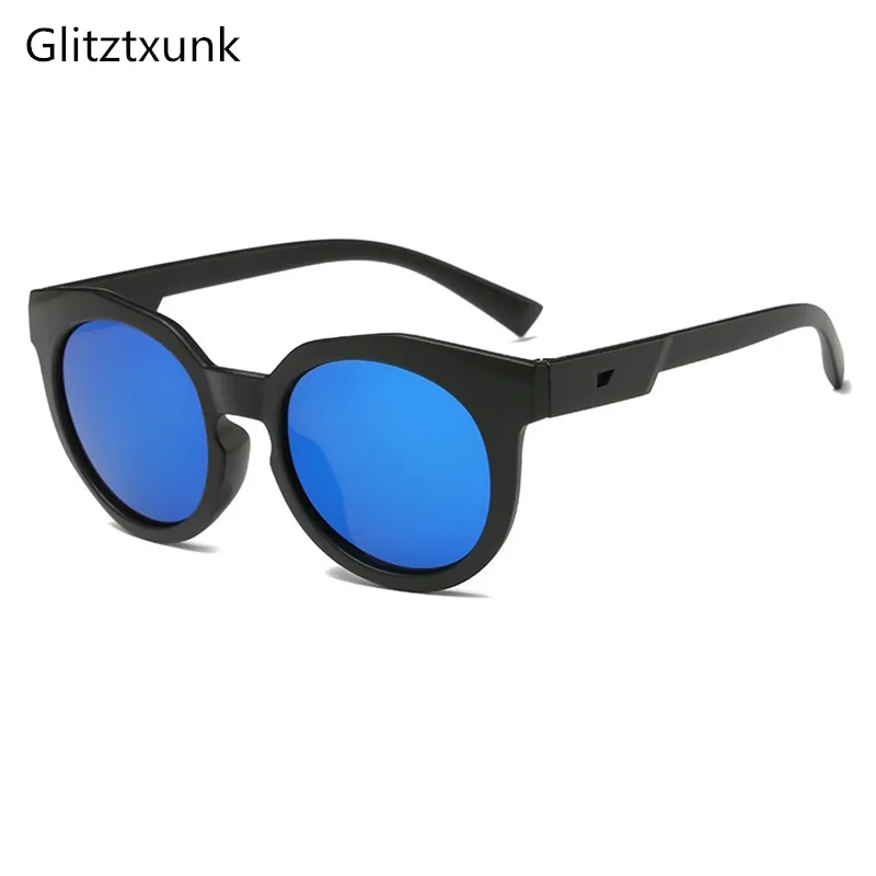 Детские солнцезащитные очки Glitztxunk яркие матовые с отражающими линзами для
