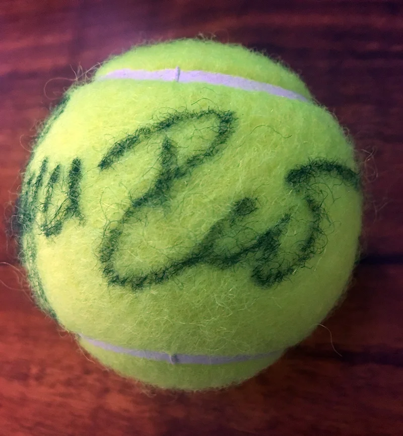 Подпись Роджер Федерер autographed теннисная Коллекция Бесплатная доставка 112017A|tennis