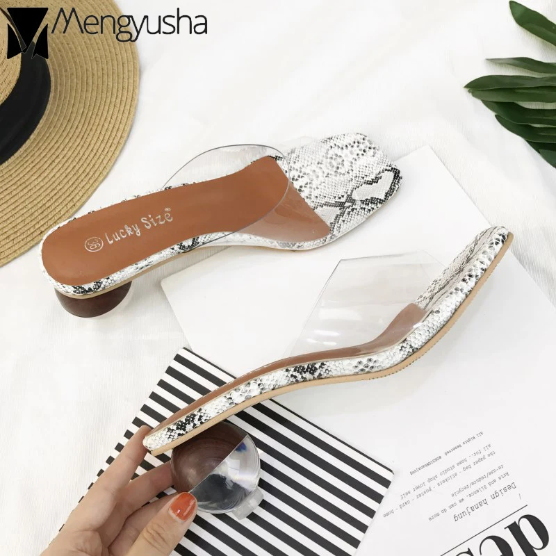 2019 известный бренд римские женские шлепанцы летние прозрачные странные каблуки