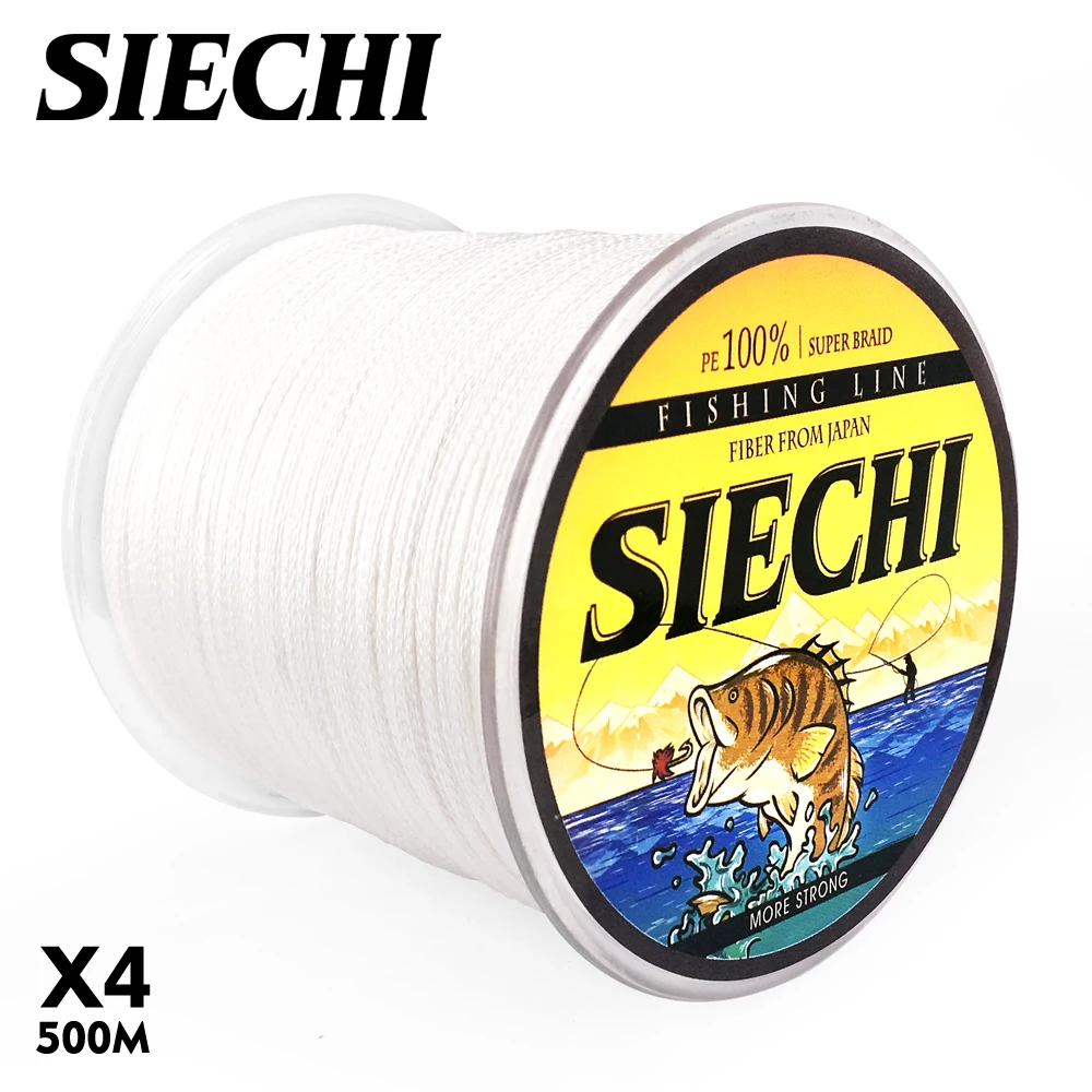 SIECHI 500 м рыболовная леска 4 пряди плетеная многонитевая для ловли карпа