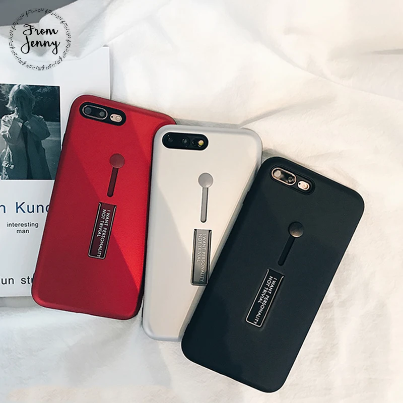Однотонный чехол с кольцом-держателем для iphone 7 s 6 plus 6s золотистый серебристый |