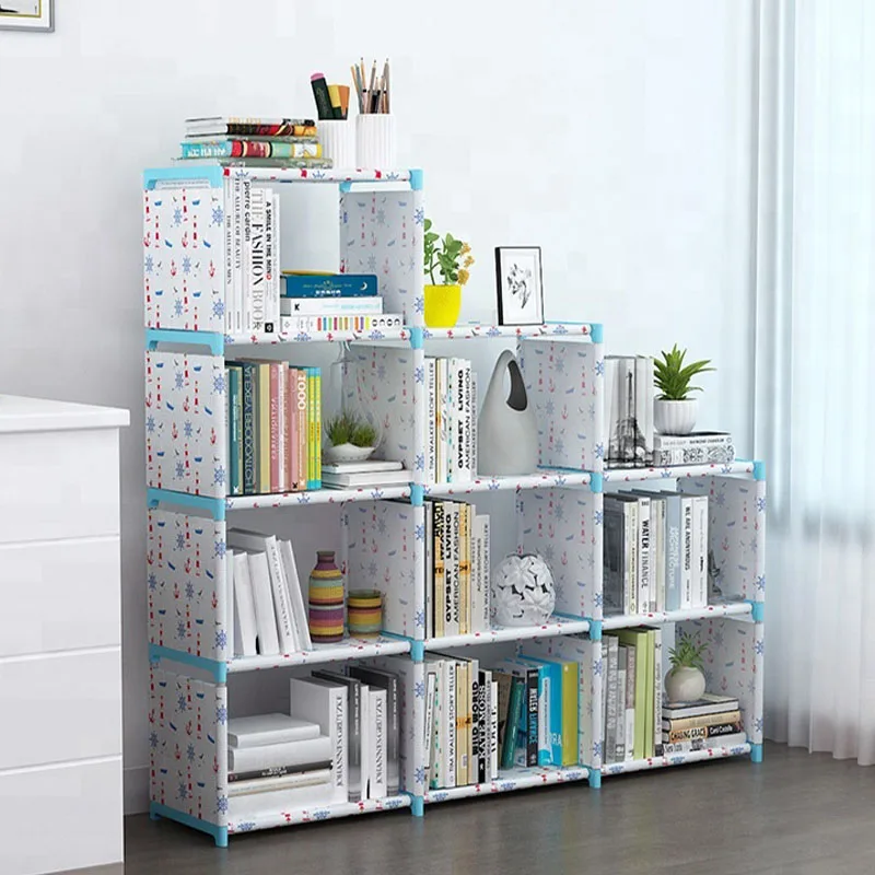 Kaidi Three Rows Simple Modern Student Children Bookshelf Creative Combination Storage Cabinet | Мебель