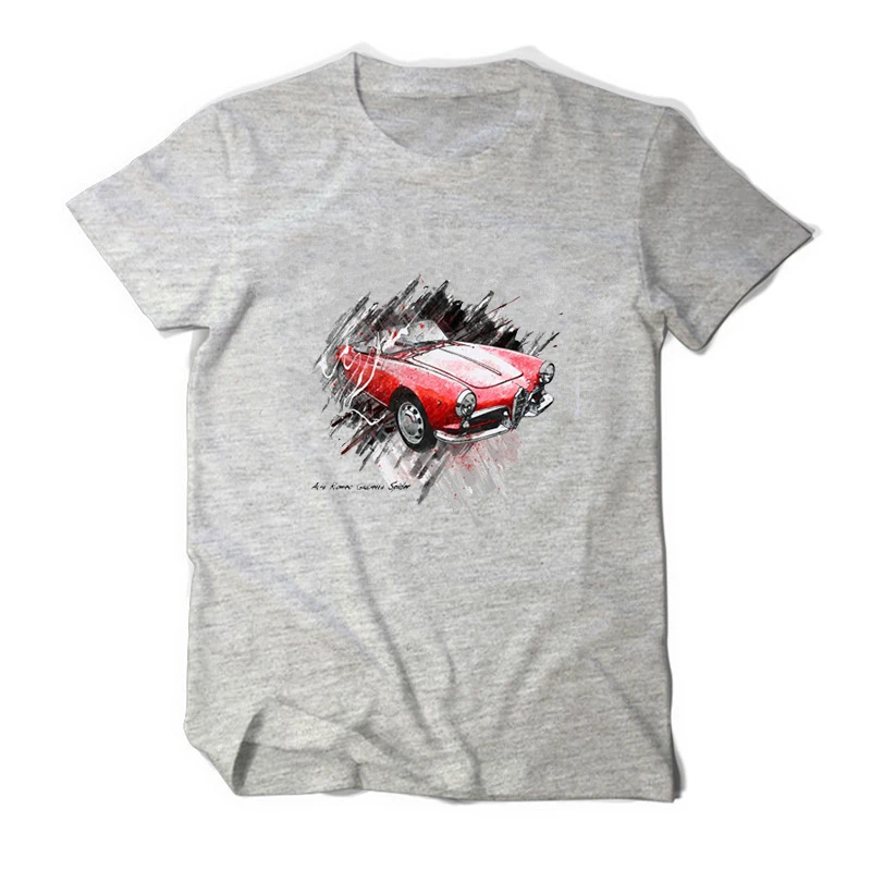 Alfa Romeo, Мужская футболка, Италия, национальные сокровища, футболка, Homme, итальянский стиль, летняя забавная футболка, Harajuku, белые топы
