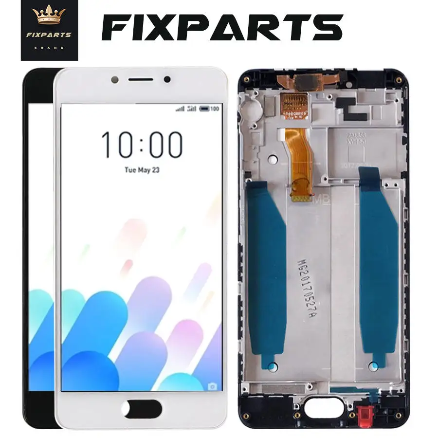 

Tested Well For Meizu M5C LCD M710h Display Touch Screen Digitizer Black White For Meizu A5 LCD Replacement Screen