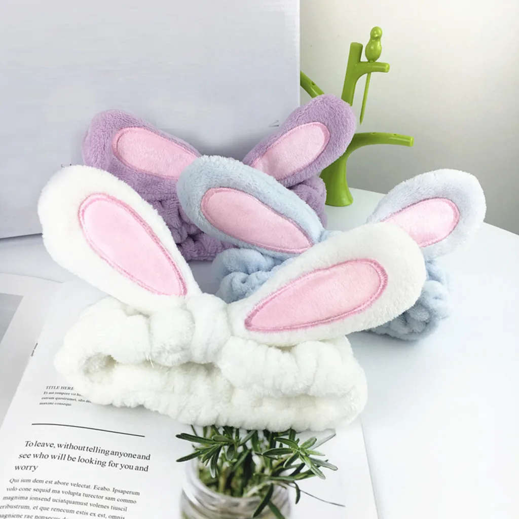 Коралловый флис Hairbow крест повязка на голову для смывание макияжа с лица Lady Bath косметическая маска; эластичная повязка Мягкий тюрбан для волос D1