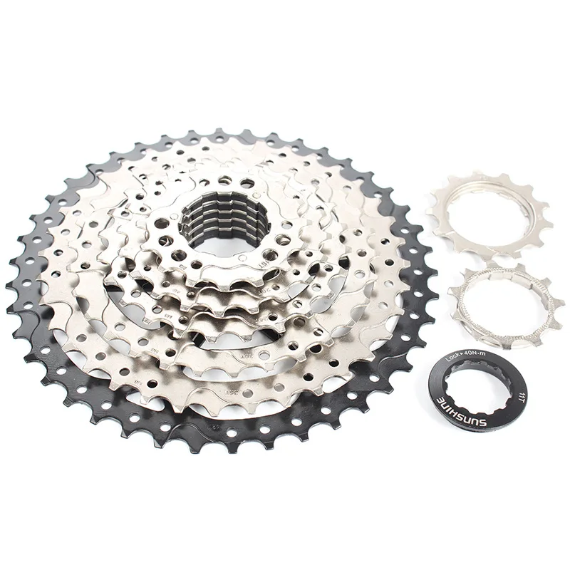 SUNSHINE 8 speed 11-42T mountain / road bike card folding small wheel flywheel compatible with SunRace.SHIMANO | Спорт и развлечения
