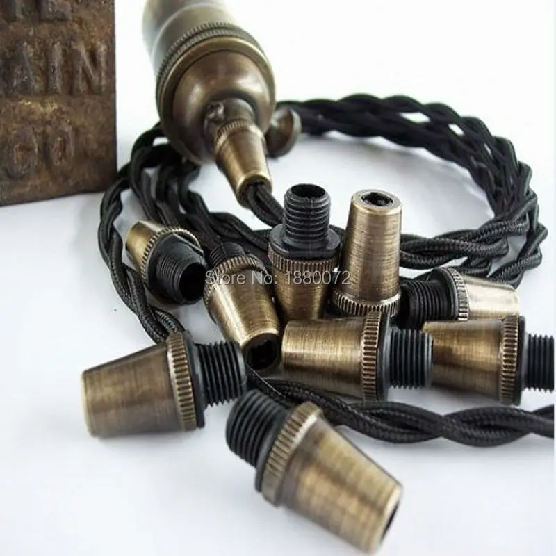 Металлический кабель 10 шт./лот винтажный подвесной светильник|cable strain|lock vintagelock