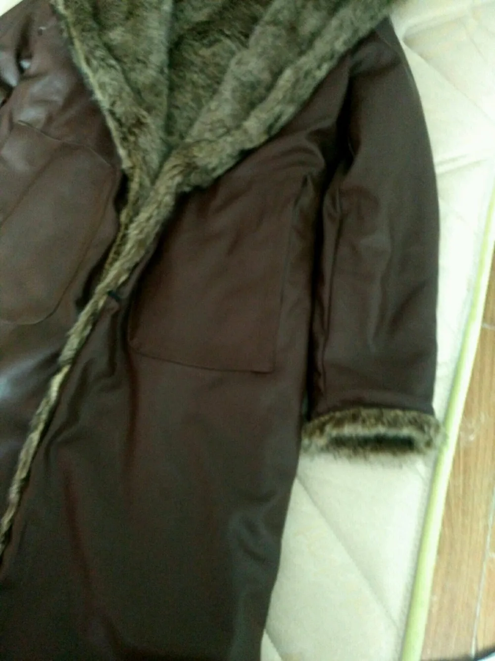 S/5XL зимняя мужская меховое пальто из норки большого размера, пальто из норки, мужская длинная меховая верхняя одежда, Двусторонняя одежда, куртка из искусственного меха K119