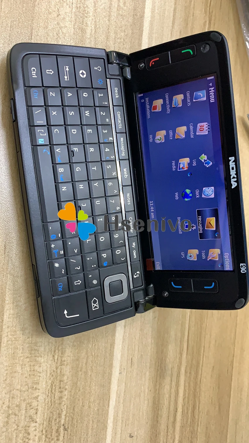 E90 NOKIA E90 мобильный телефон 3G GPS Wifi 3.2MP Bluetooth смартфон красный и подарок Восстановленный