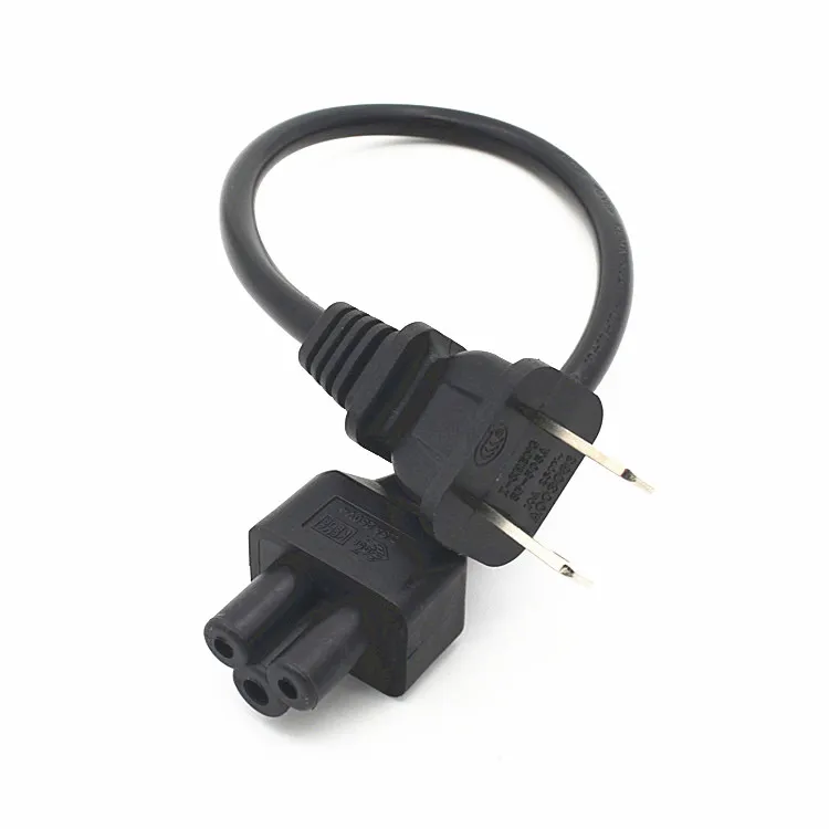  1 шт. лидер продаж США UL Канада 2-контактный штекер IEC 320 C5 короткий дорожный шнур