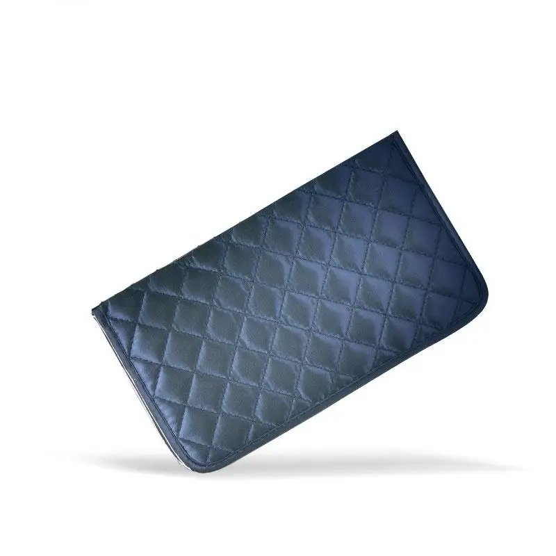Dark blue Модный женский хлопковый модный длинный кошелек с принтом, вместительный светильник, клатч, сумка для телефона, хлопковый женский держатель для карт, кошельки - Цвет: Dark blue