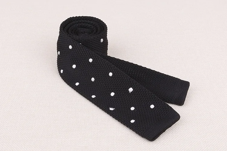 Популярная вязаная вышитый узкий галстук Skinnynecktie 5 см с плоской головкой якорь галстук с изображением звезд Мужские аксессуары галстуки Свадебная вечеринка банкет