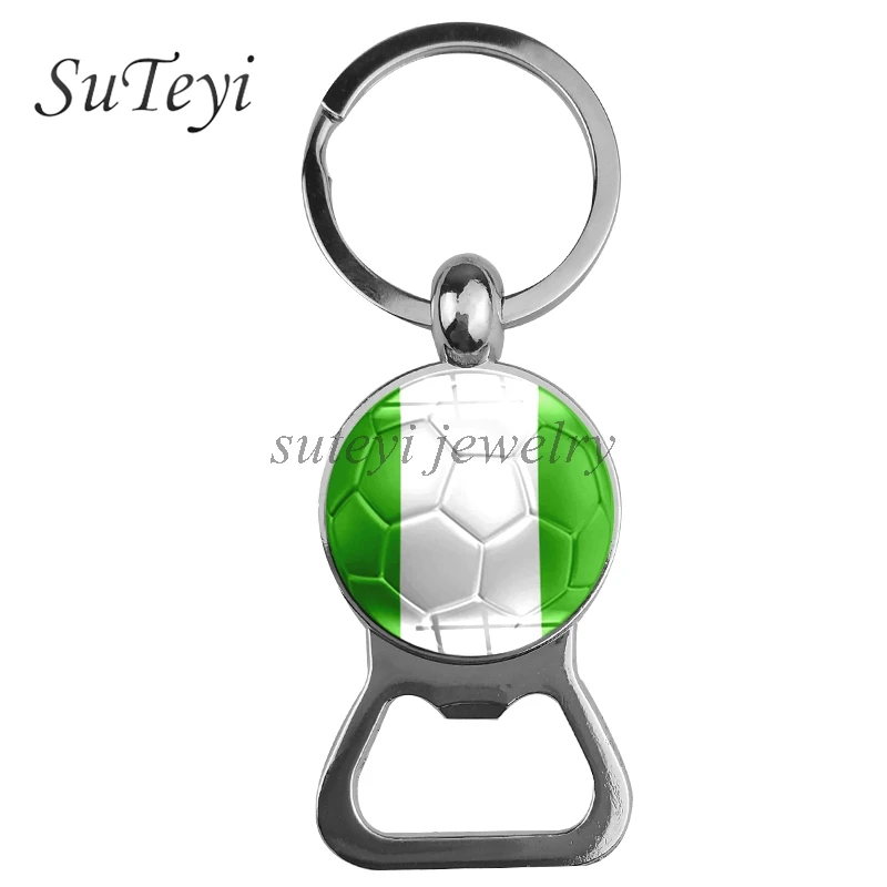 SUTEYI Мексика Флаг мужские брелок для автомобильных ключей Нигерия Сенегал флаг