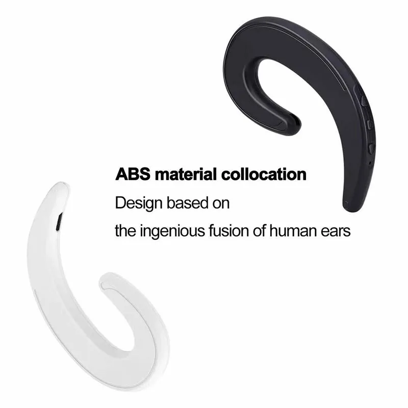 Миниатюрные беспроводные Bluetooth-наушники с заушным крючком безболезненная