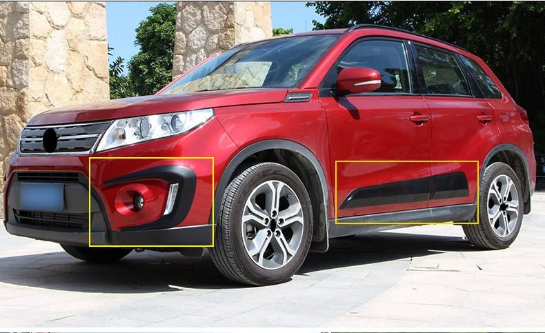 Аксессуары для Suzuki Vitara 2016 2017 передняя противотуманная фара боковая молдинги