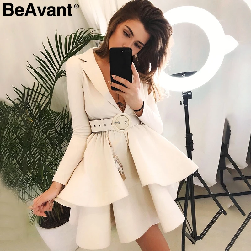 BeAvant многослойное зимнее платье с оборками элегантное 2018 OL Многоуровневое