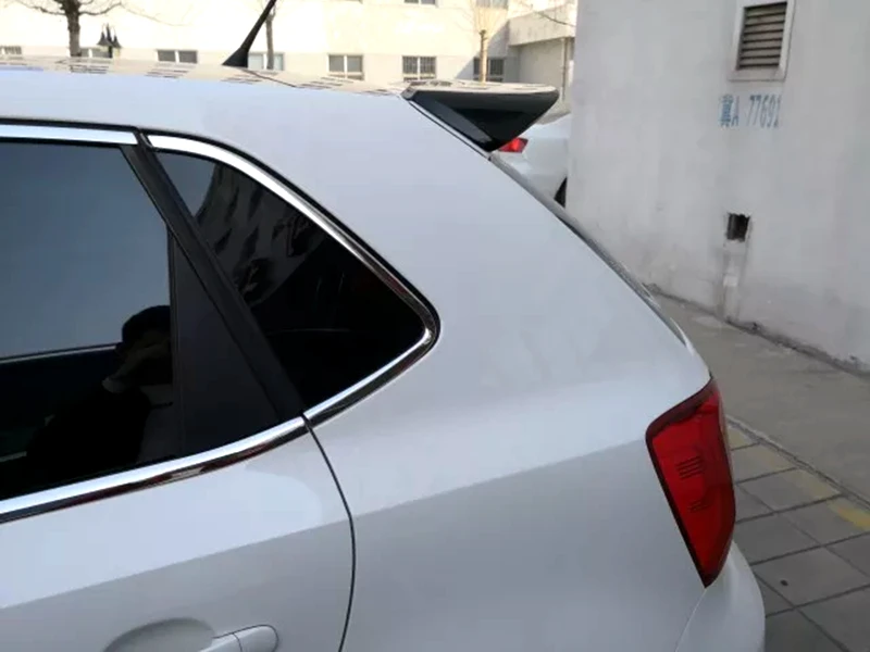 Для Volkswagen Polo АБС высококачественный спойлер 2010- год спойлер праймер или DIY цветной автомобильный спойлер заднего крыла для Polo