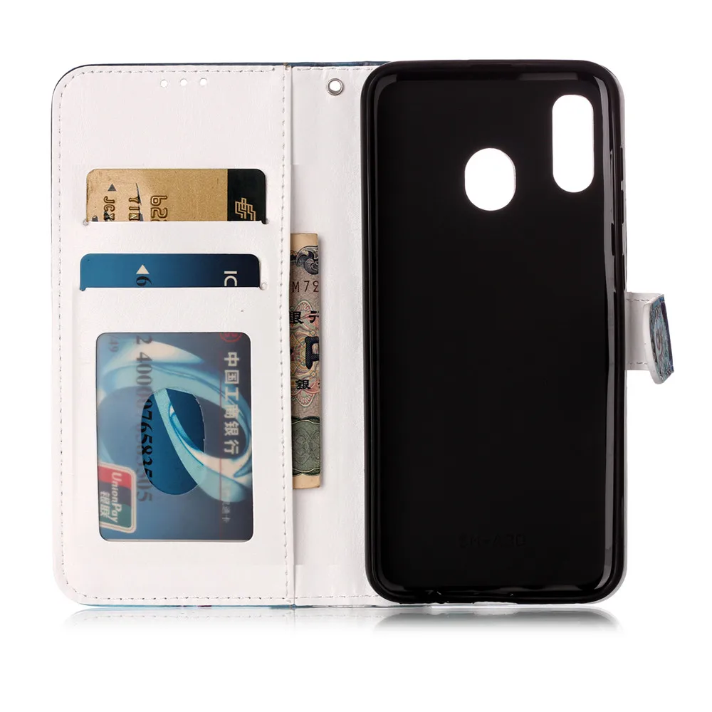Чехол для Funda samsung Galaxy A10 A20 чехол Роскошный из искусственной кожи кошелек флип чехол для телефона s для coque samsung A30 A20E чехол Крышка Capa