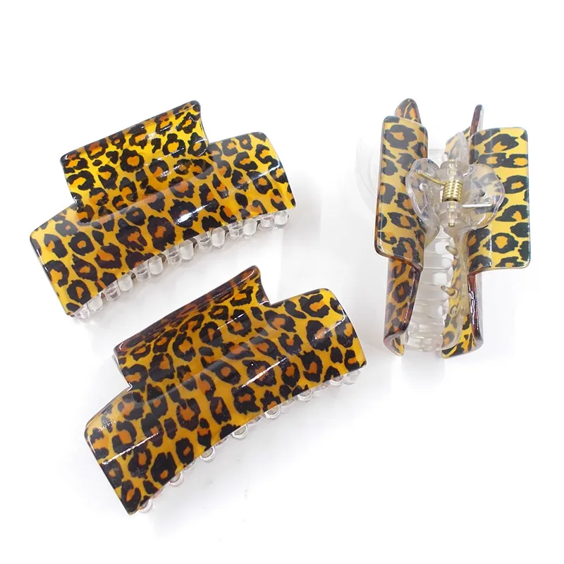 Повязка на голову 8 см большой коготь Блестящий акриловый зажим для волос заколка