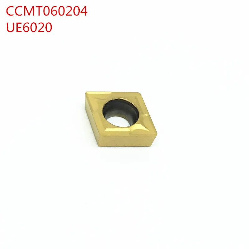10 шт. CCMT060204 CCMT21.51 UE6020 внешние токарные инструменты твердосплавные вставки токарный резак токарный инструмент токарные вставки