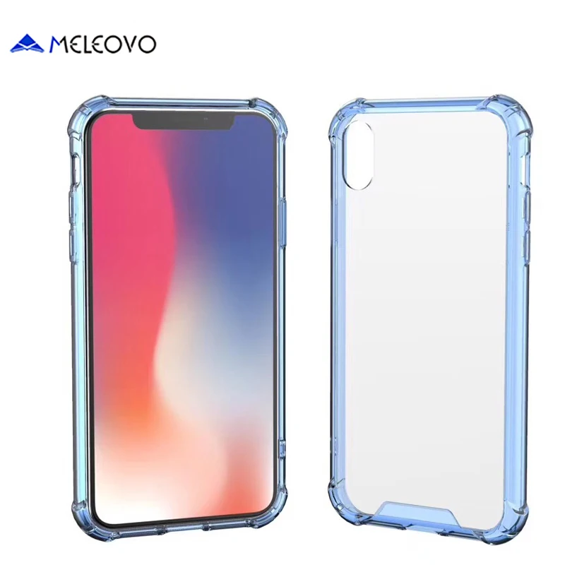 MELEOVO модный бренд Красочные Гибридный противоударный акрил ТПУ чехол для iPhone Xs Max