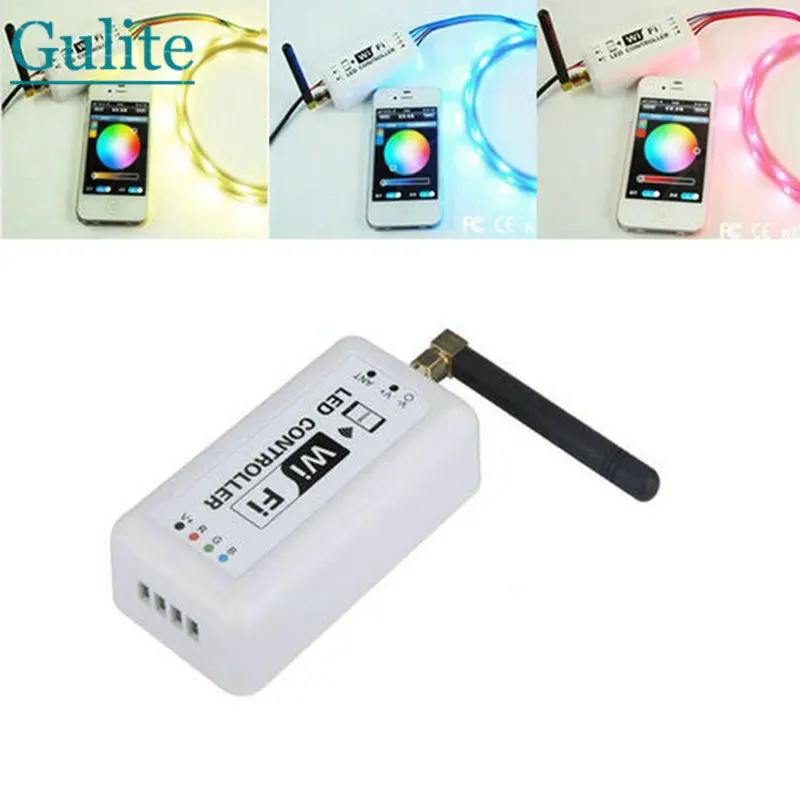Wifi RGB светодиодный гибкий контроллер полосы для Iphone Android мобильный телефон DC7.5 24V