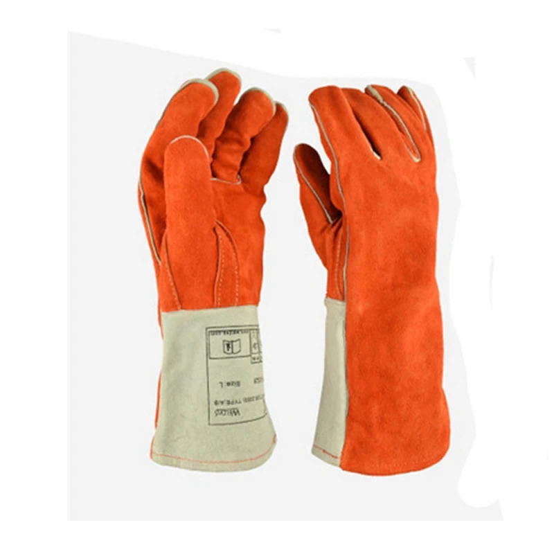 Перчатки для сварки из воловьей кожи комбинированный сварочный инструмент