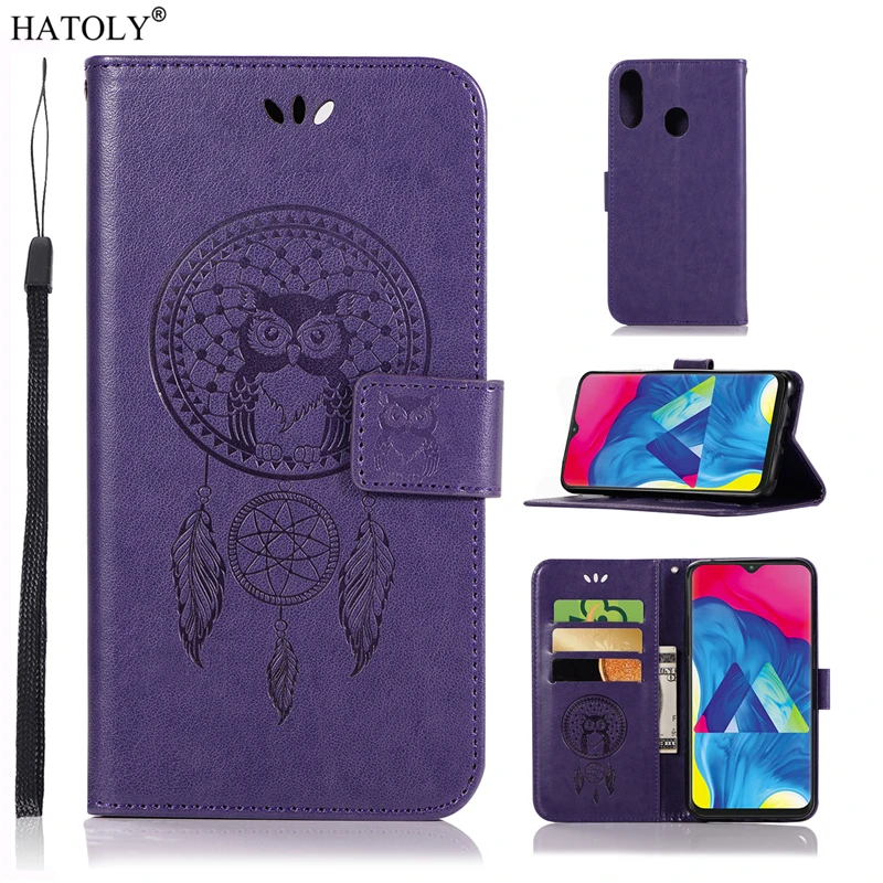 

Cover For Samsung Galaxy M20 Leather Case For Samsung Galaxy M20 Flip Wallet Case Silicone Soft Stand Bumper Phone Bag Case M20