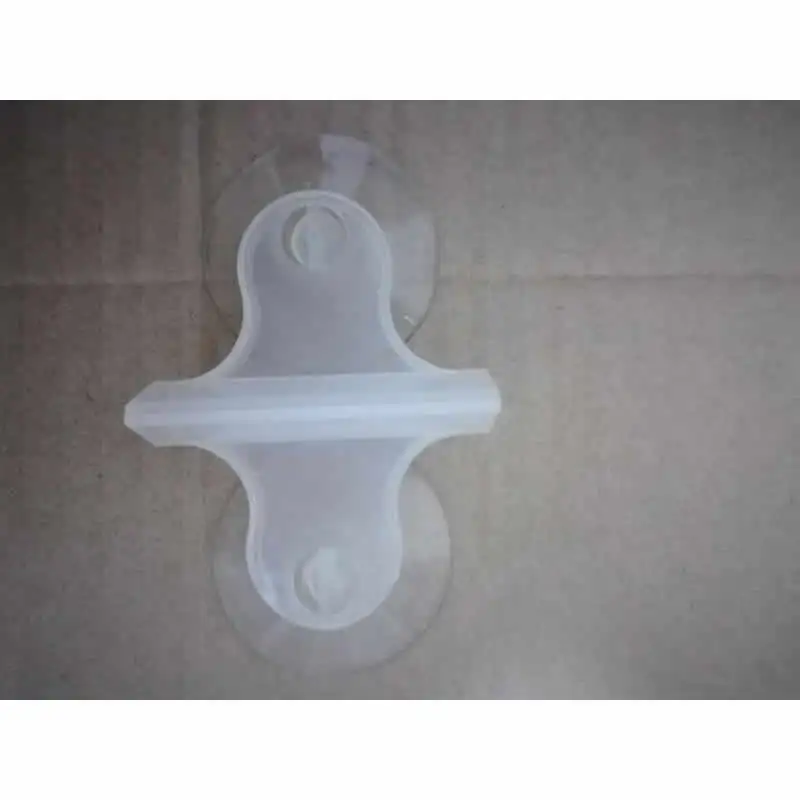 Высококачественный новый модель 50 пар пластиковых разделенных держателей для стеклянных тарелок с присоской для аквариума рыбного бассейна бесплатная доставка.