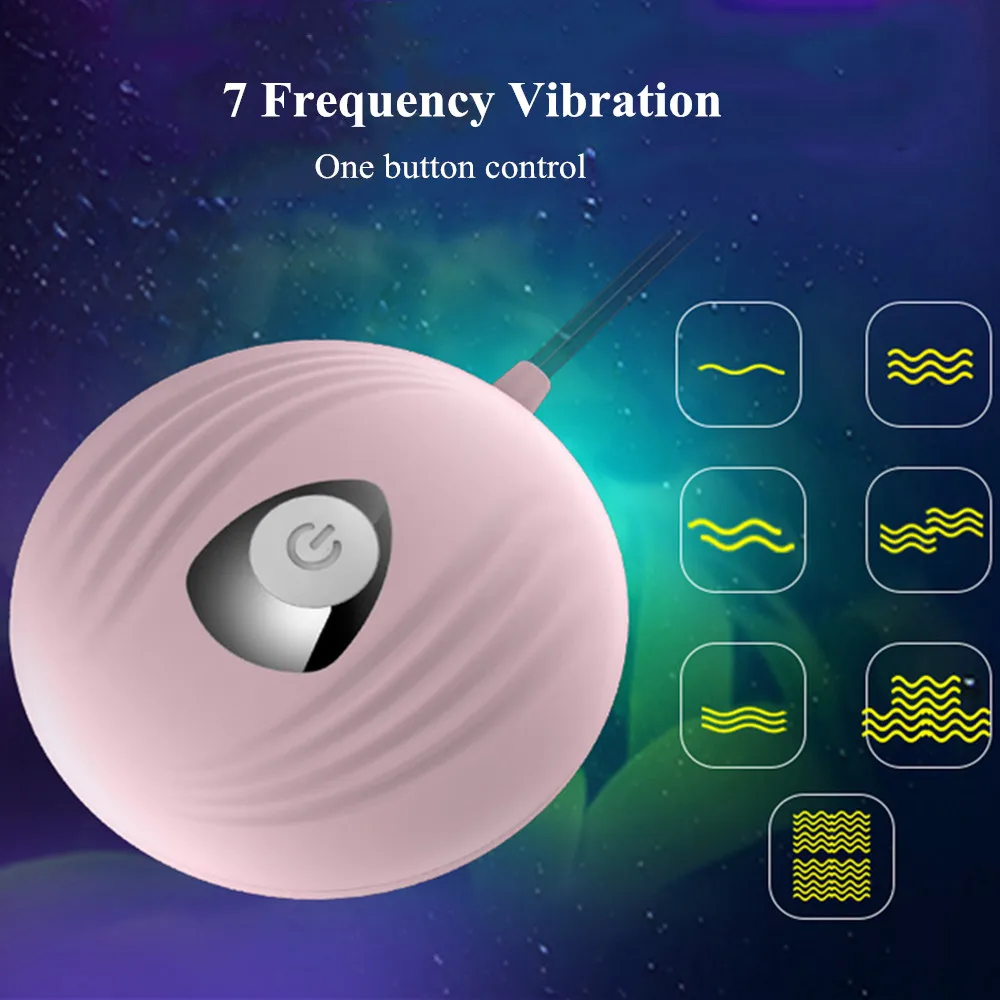 Силиконовые вибрационное яйцо 7 скоростей вибратор гейш Вагинальный Кегеля мяч