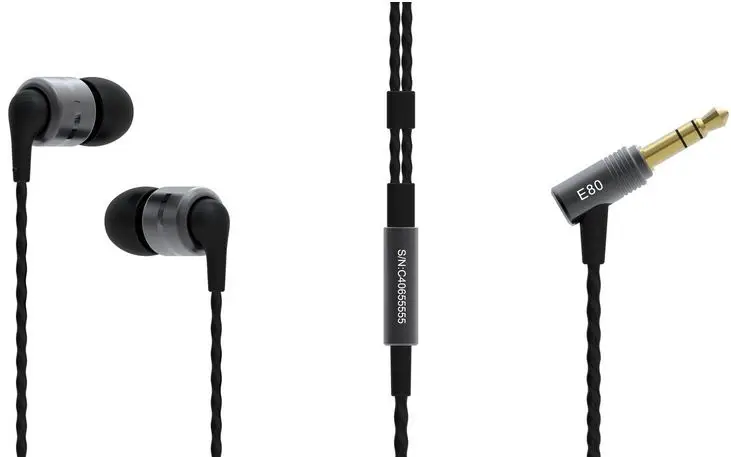 Soundmagic E80 HiFi наушники в ухо супер бас идеальный звук полностью металлические