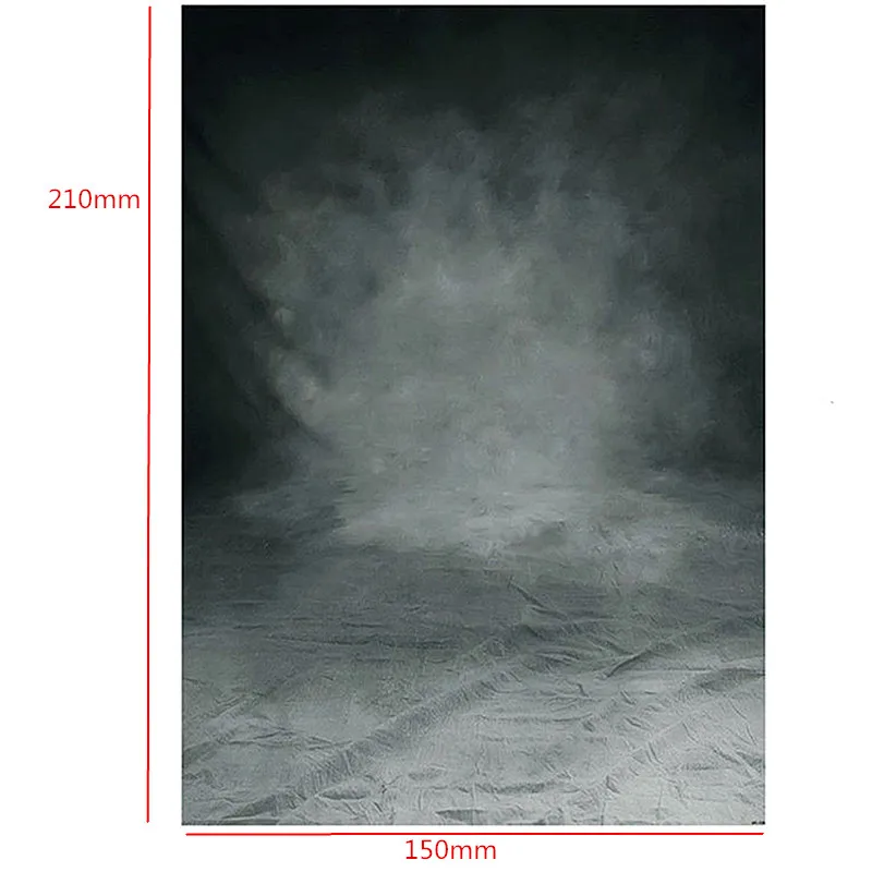 150x210 см темно серый черный фон для фотостудии Виниловый фотосъемки 5x7 футов
