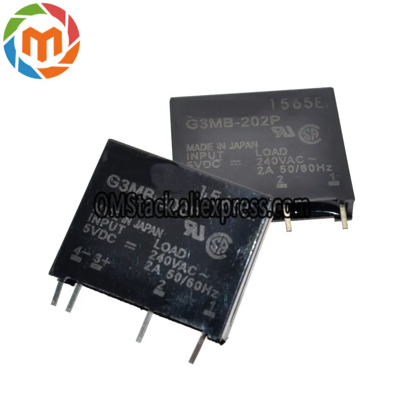 10 шт. G3MB-202P DC-AC PCB ССР в 5VDC из 240 В AC 2A твердотельные реле | Компьютеры и офис
