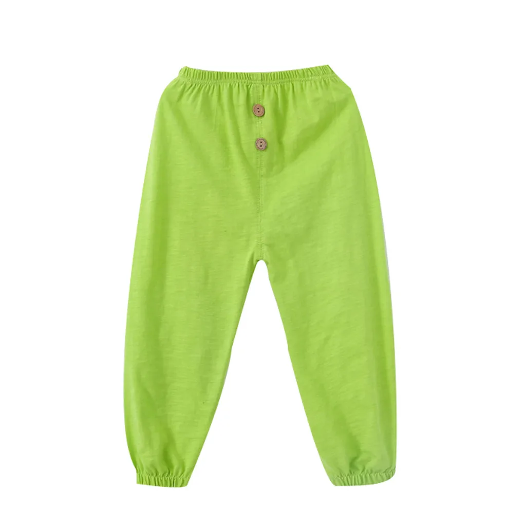 Mint Green SAGACE/однотонные шаровары для малышей; летние повседневные длинные штаны для девочек; детские штаны наивысшего качества для девочек; штаны для девочек; брюки для девочек - Цвет: Mint Green