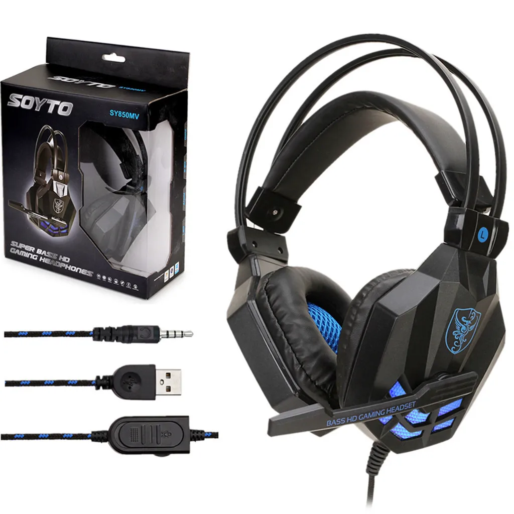 headset Горячая Радуга игровая клавиатура и мышь набор СВЕТОДИОДНЫЙ многоцветный меняющая мышь с подсветкой Геймерское игровое оборудование интернет наборы для кафе - Цвет: headset