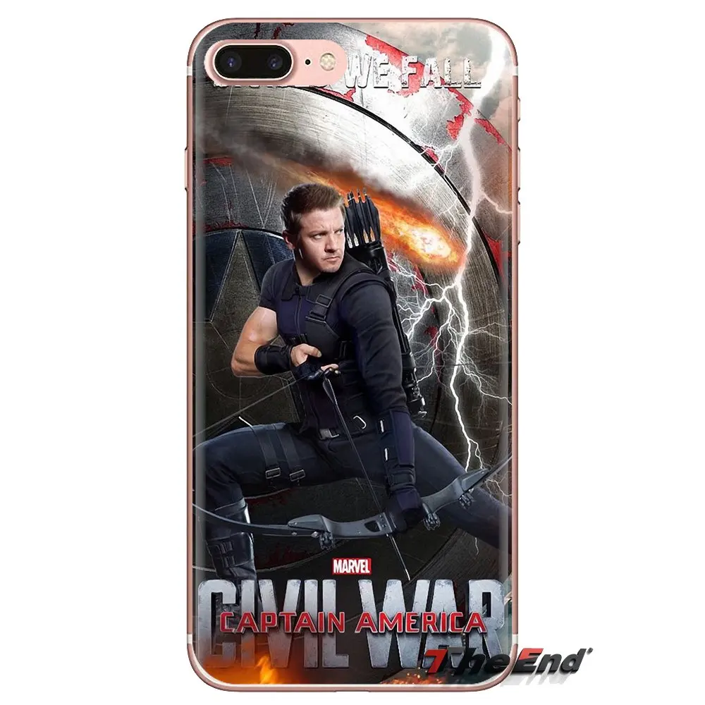 Silicone Phone Shell Case For Xiaomi Redmi 4A S2 Note 3 3S 4 4X 5 Plus 6 7 6A Pro Pocophone F1 hawkeye clint barton the Avengers |
