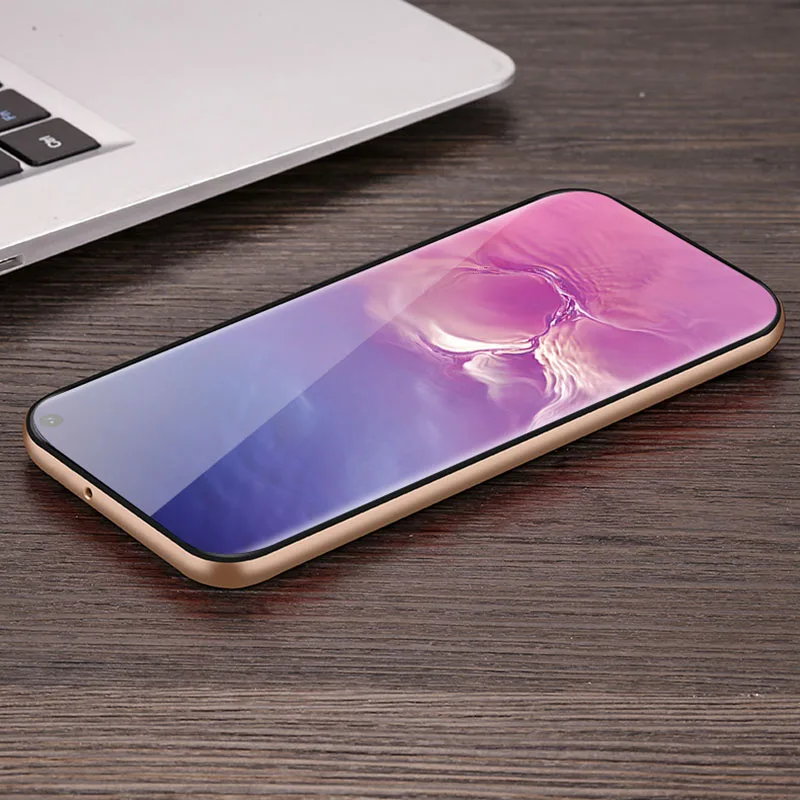 Для samsung Galaxy S10 S9 S8 Plus чехол противоударный ПК бампер силиконовый чехол для samsung Note 9 8 Note9 подставка Coque S9 Plus